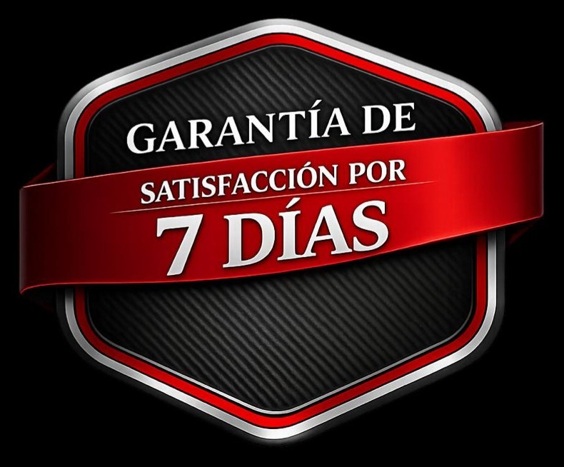 Garantía de satisfacción por 7 días